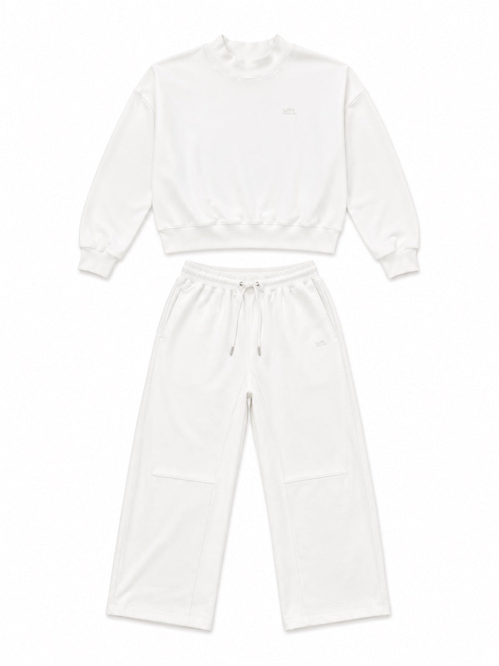 The Sunday Brunch Mockneck // White