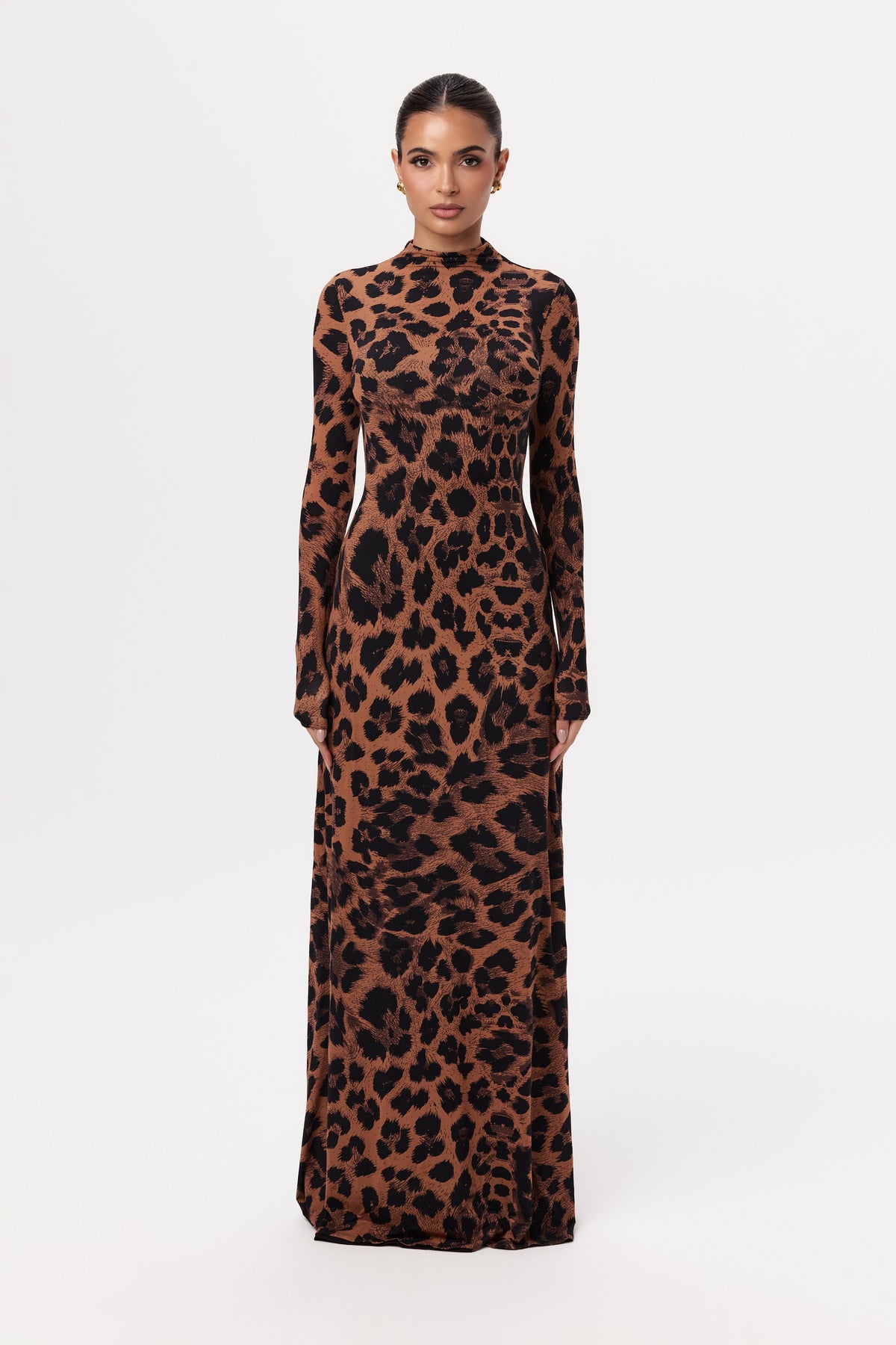 Naked Print Maxi Dress