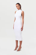 Smooth Sleeveless Midi Dress