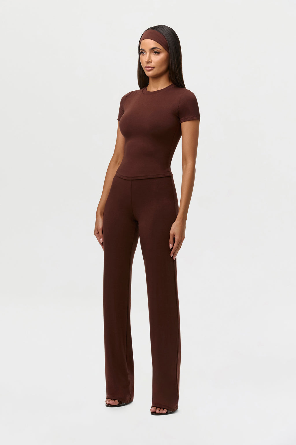 Smooth Straight Leg Pants Petite