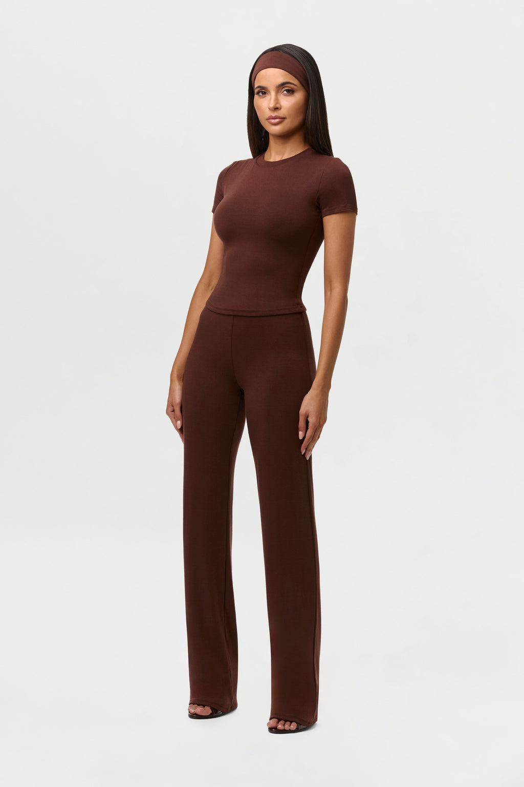 Smooth Straight Leg Pants Petite