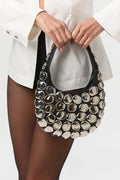 Silver Pebble Handbag
