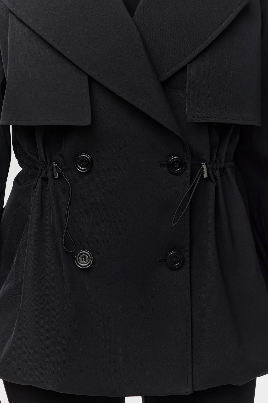 Twill Belted Trench Jacket