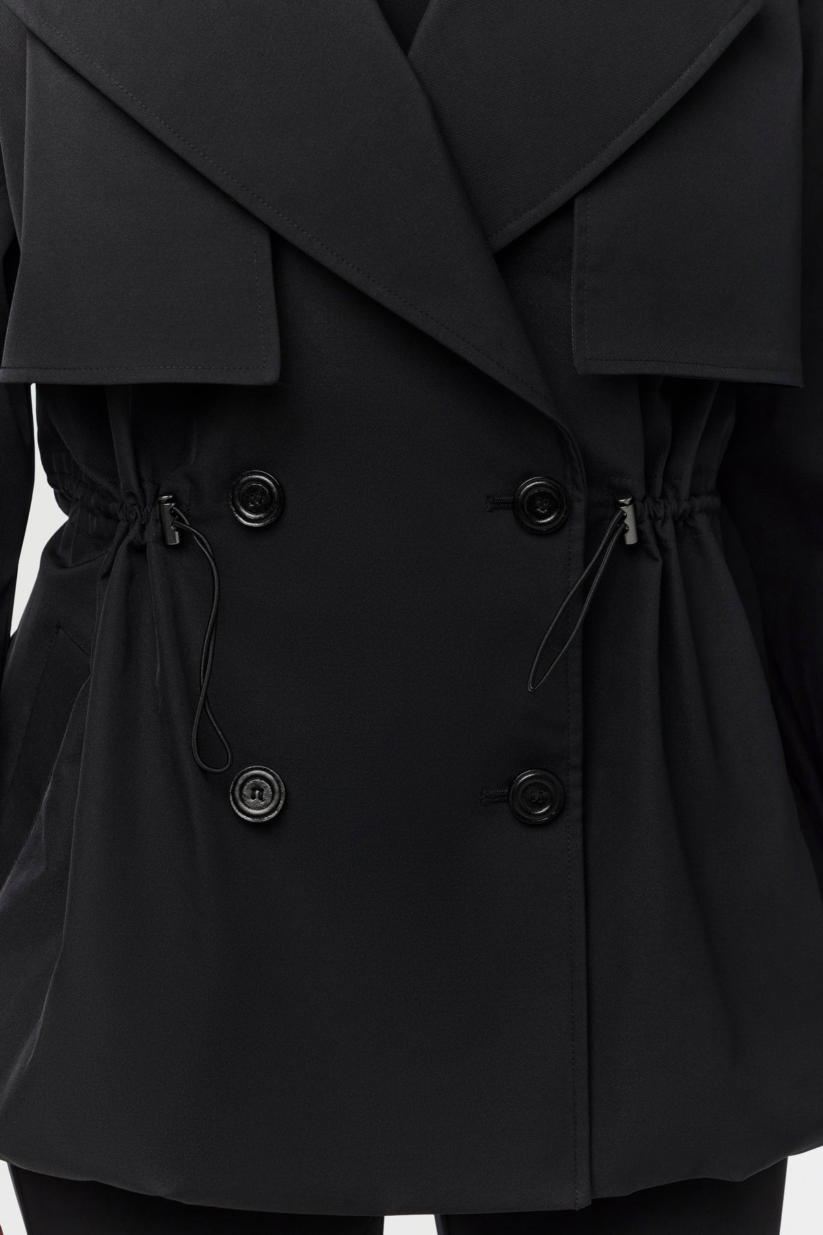 Twill Belted Trench Jacket